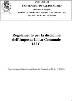 I.U.C. Regolamento per la disciplina dell'Imposta Unica Comunale