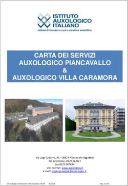 CARTA DEI SERVIZI AUXOLOGICO PIANCAVALLO AUXOLOGICO VILLA CARAMORA