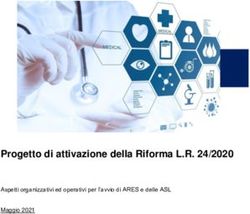 Progetto di attivazione della Riforma L.R. 24/2020 - ATS ...