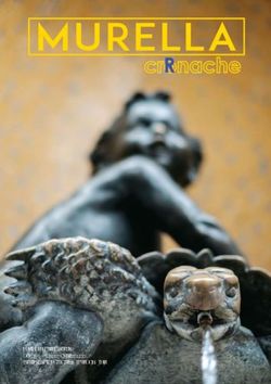 MURELLA cronache - Contrada della Tartuca Anno XLII n 1 Aprile 2018 Direttore responsabile: Giovanni Gigli