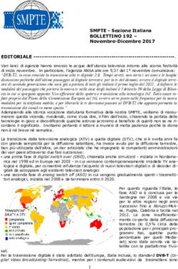 SMPTE - Sezione Italiana - BOLLETTINO 192- Sezione Italiana BOLLETTINO 192