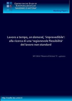 Lavoro a tempo, on demand, 'imprevedibile': alla ricerca di una 'ragionevole flessibilit&agrave;' del lavoro non standard - WP CSDLE "Massimo ...