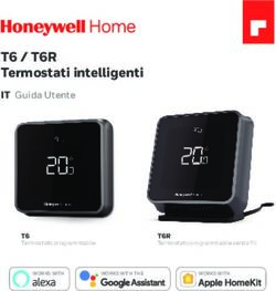 T6 / T6R Termostati intelligenti - IT Guida Utente - Resideo