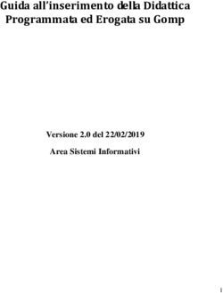 Guida all'inserimento della Didattica Programmata ed Erogata su Gomp - Versione 2.0 del 22/02/2019 Area Sistemi Informativi