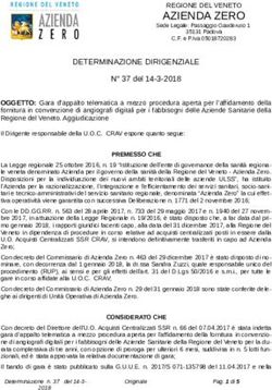 AZIENDA ZERO REGIONE DEL VENETO - Bandi regione veneto