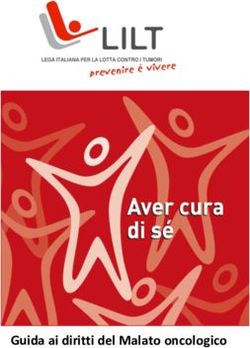 Guida ai diritti del Malato oncologico - Lilt