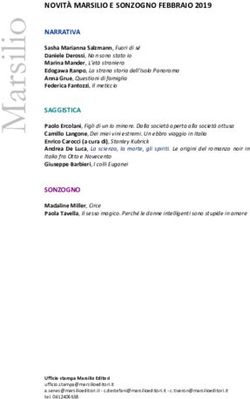 NOVITÀ MARSILIO E SONZOGNO FEBBRAIO 2019 NARRATIVA - Marsilio Editori