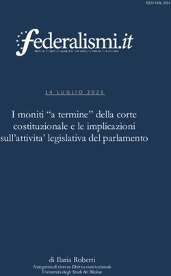 I moniti "a termine" della corte costituzionale e le implicazioni sull'attivita' legislativa del parlamento - di Ilaria Roberti