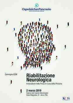 Riabilitazione Neurologica - 2 marzo 2019 Salone del Casin&ograve; Municipale Viale Magnolie, 9 - Arco (TN) - SIMFER