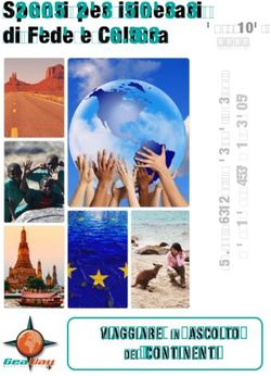 Spunti per itinerari di Fede e Cultura - edizione 2019 - GeaWay Tour Operator