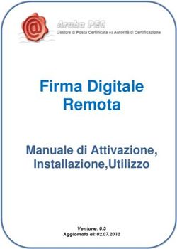 Firma Digitale Remota - Manuale di Attivazione, Installazione,Utilizzo Versione: 0.3