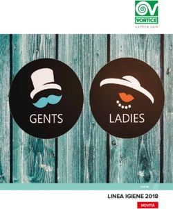 LINEA IGIENE 2018 E NOVITÀ - Vortice