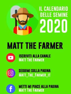 Matt the farmer - il calendario delle semine