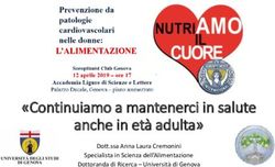 "Continuiamo a mantenerci in salute anche in età adulta" - Dott.ssa Anna Laura Cremonini Specialista in Scienza dell'Alimentazione Dottoranda di ...