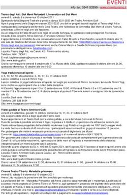 EVENTI info: tel. 0541 53399 - www.riminiturismo.it - Rimini turismo