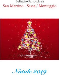 Natale 2019 - San Martino - Sessa / Monteggio Bollettino Parrocchiale