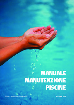MANUALE MANUTENZIONE PISCINE - Edizione 2008