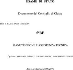ESAME DI STATO 5aBE Documento del Consiglio di Classe - IIS Galilei Ferrari