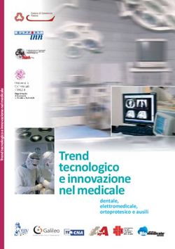 Trend tecnologico e innovazione nel medicale - Osservatorio ...