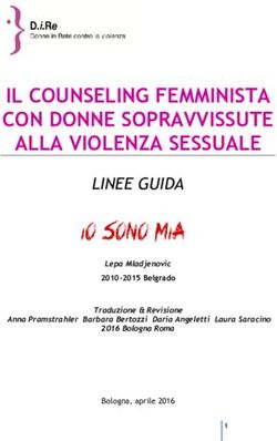 IL COUNSELING FEMMINISTA CON DONNE SOPRAVVISSUTE ALLA VIOLENZA SESSUALE - LINEE GUIDA