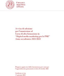Avviso di selezione per l'ammissione al Corso di alta formazione in "Digital media marketing per le PMI" Anno accademico 2021/2022 - Unipd