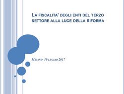 MILANO 10 LUGLIO 2017 - LA FISCALITA' DEGLI ENTI DEL TERZO SETTORE ALLA LUCE DELLA RIFORMA - Caritas Bergamo