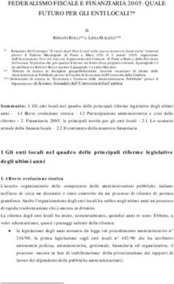FEDERALISMO FISCALE E FINANZIARIA 2005: QUALE FUTURO PER GLI ENTI LOCALI?