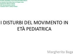 I DISTURBI DEL MOVIMENTO IN ETÀ PEDIATRICA - Margherita Baga - ASMN