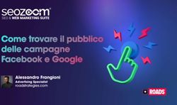Come trovare il pubblico delle campagne Facebook e Google - ROADS - SEOZoom Academy