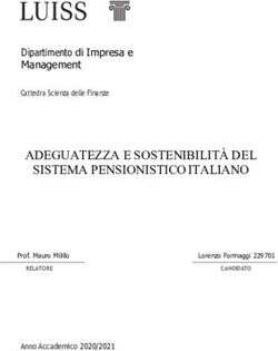 ADEGUATEZZA E SOSTENIBILITÀ DEL SISTEMA PENSIONISTICO ITALIANO