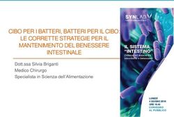 CIBO PER I BATTERI, BATTERI PER IL CIBO: LE CORRETTE STRATEGIE PER IL MANTENIMENTO DEL BENESSERE INTESTINALE - Dott.ssa Silvia Briganti Medico ...