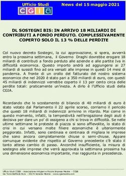 DL SOSTEGNI BIS: IN ARRIVO 18 MILIARDI DI CONTRIBUTI A FONDO PERDUTO. COMPLESSIVAMENTE COPERTO SOLO IL 13 % DELLE PERDITE - CGIA Mestre
