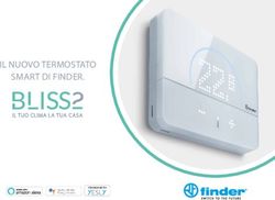 IL NUOVO TERMOSTATO SMART DI FINDER.