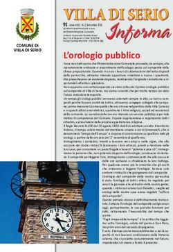 L'orologio pubblico - Comune di Villa di Serio