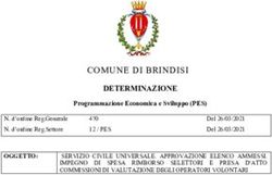 COMUNE DI BRINDISI DETERMINAZIONE - San Pancrazio Salentino