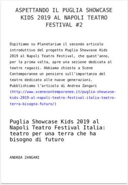 ASPETTANDO IL PUGLIA SHOWCASE KIDS 2019 AL NAPOLI TEATRO FESTIVAL #2 - Planetarium