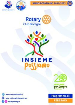 ANNO ROTARIANO 2021/2022 - Programma di - Rotary Club Bisceglie