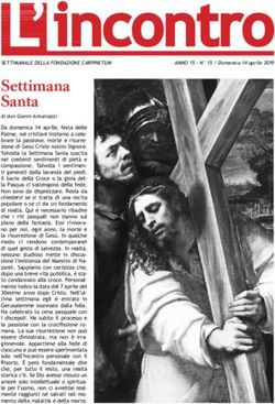 Settimana Santa - Il Centro Don Vecchi