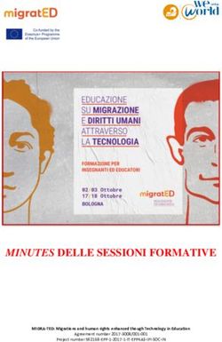 MINUTES DELLE SESSIONI FORMATIVE - GVC Onlus