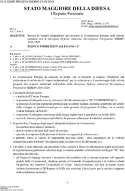 STATO MAGGIORE DELLA DIFESA - I Reparto Personale