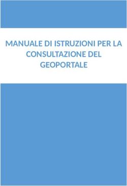 MANUALE DI ISTRUZIONI PER LA CONSULTAZIONE DEL GEOPORTALE