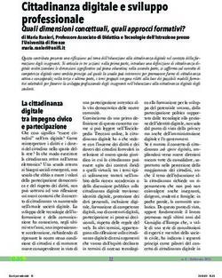 Cittadinanza digitale e sviluppo professionale - Morcelliana