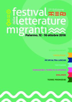 Palermo, 12 - 16 ottobre 2016 - 2 a Edizione SCONFINAMENTI VIE DI FUGA IN UN'ALTRA LINGUA - Unipa
