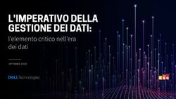 L'IMPERATIVO DELLA GESTIONE DEI DATI: l'elemento critico nell'era dei dati - Dell Technologies