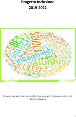 Progetto Inclusione 2019-2022 - La saggezza &egrave; saper stare con la differenza senza voler eliminare la differenza. (Gregory Bateson) - IC Martinengo