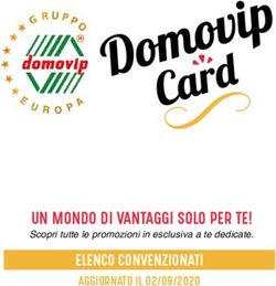 Un MonDo Di vantaggi Solo Per te! - elenco convenzionati aggiornato il 02/09/2020 - Domovip