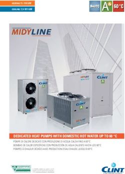 PRODUCT OVERVIEW - DEDICATED HEAT PUMPS WITH DOMESTIC HOT WATER UP TO 60 C