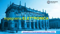 Ingegneria ELETTRONICA - SCUOLA DI INGEGNERIA INDUSTRIALE E DELL'INFORMAZIONE - www.polimi.itlandingpages/opendays-2020