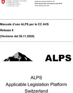 ALPS Applicable Legislation Platform Switzerland - Manuale d'uso ALPS per le CC AVS Release 9 (Versione del 26.11.2020)