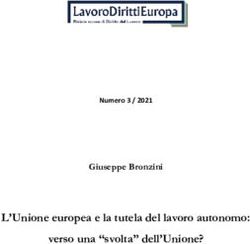 L'Unione europea e la tutela del lavoro autonomo: verso una "svolta" dell'Unione? - Giuseppe Bronzini